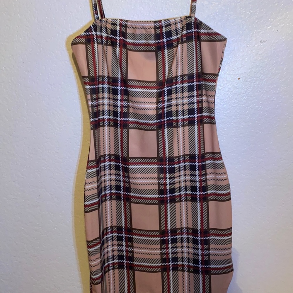 Pink stripped dress